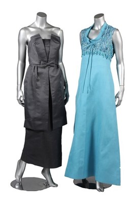 Lot 49 - An Illum couture Givenchy inspired turquoise...