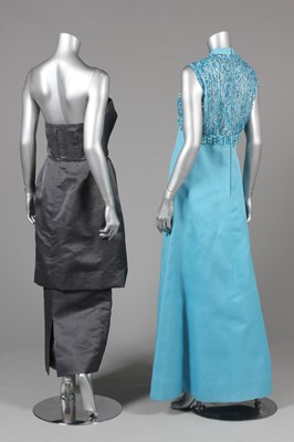 Lot 49 - An Illum couture Givenchy inspired turquoise...