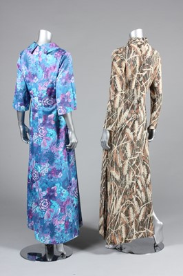Lot 54 - A colourful group of evening dresses, late 60s-...