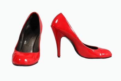 Lot 149 - A pair of Westwood/McLaren red patent 'SEX'...