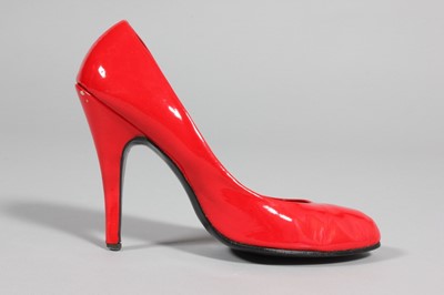Lot 47 - A pair of Westwood/McLaren red patent 'SEX'...