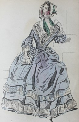 Lot 69 - Five volumes of 'The Ladies Cabinet of Fashion,...