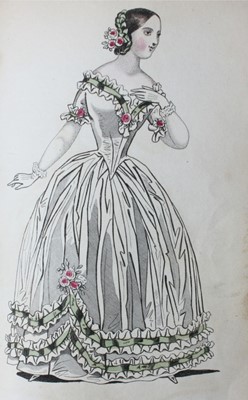 Lot 69 - Five volumes of 'The Ladies Cabinet of Fashion,...