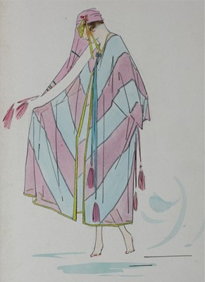 Lot 71 - Lucile studio fashion sketches, circa 1915-20,...