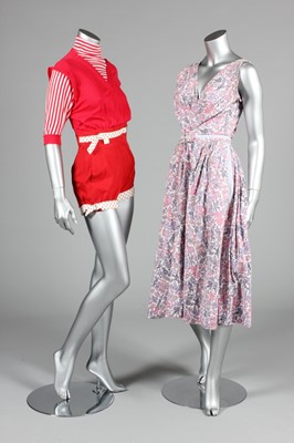 Lot 75 - A Stan Hicks printed cotton Hawaiian wedding...