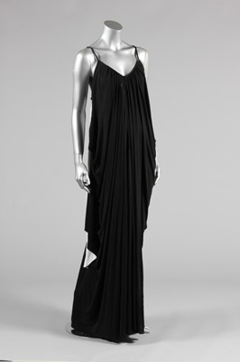 Lot 85 - A Yuki draped black and white jersey dress,...