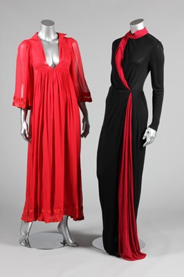 Lot 95 - A group of 1970s eveningwear, comprising Thea...