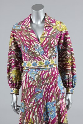 Lot 67 - An Emilio Pucci printed foulard wrap-over...