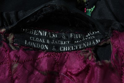 Lot 239 - An early Debenham & Freebody embroidered wool...