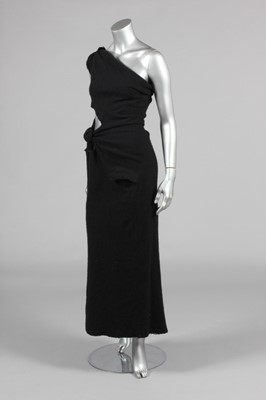 Lot 233 - A Commes des Garcons distressed-look black...