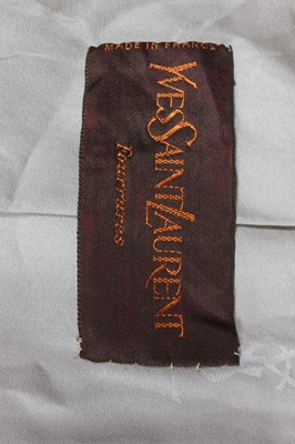 Lot 225 - An Yves Saint Laurent Fourrures silver mink...