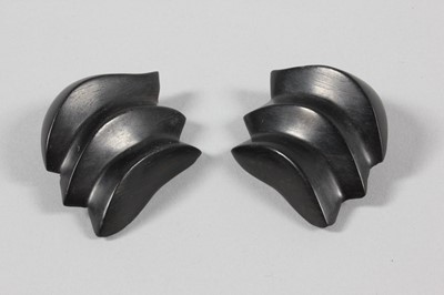 Lot 195 - Two pairs of YSL Rive Gauche earrings, 1980s,...