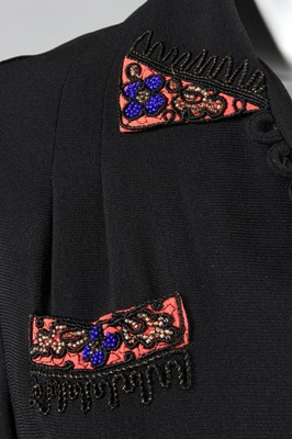 Lot 202 - A Vionnet labelled jacket, late 1930s, bearing...