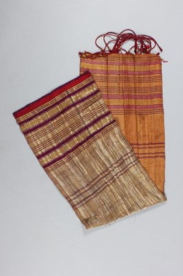Lot 277 - A brocaded sash, Moroccan, late 19th century,...