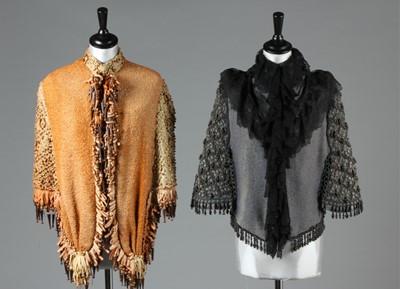 Lot 5 - Capelets, circa 1900, including black velvet...