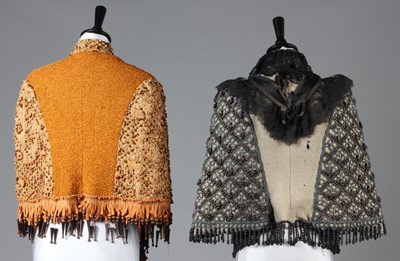 Lot 5 - Capelets, circa 1900, including black velvet...