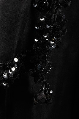 Lot 10 - Mainly black dinner/mourning dresses, circa...