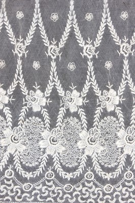 Lot 18 - Two muslin girl's dresses, circa 1918 and 1928,...