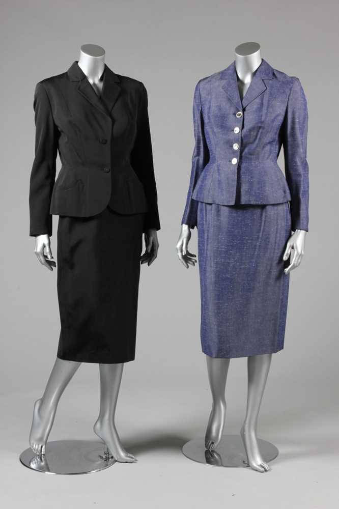 Lot 39 - A group of day/dinner wear, mainly 1950s, six...