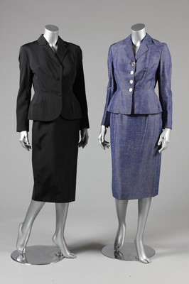Lot 39 - A group of day/dinner wear, mainly 1950s, six...