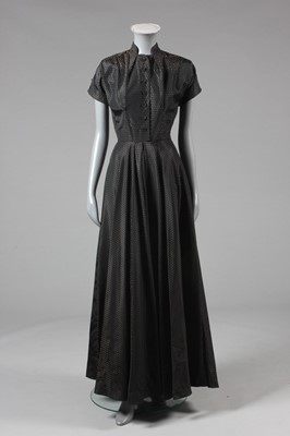 Lot 46 - Three black evening gowns, 1950s-c.1960,...