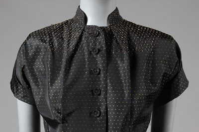 Lot 46 - Three black evening gowns, 1950s-c.1960,...