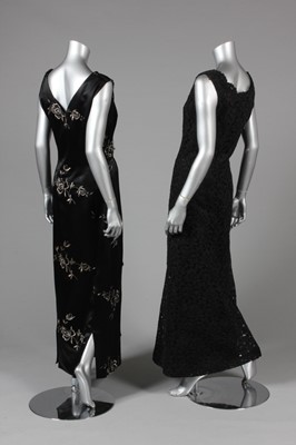 Lot 52 - A Louisa Zee gold and red brocatelle lame...