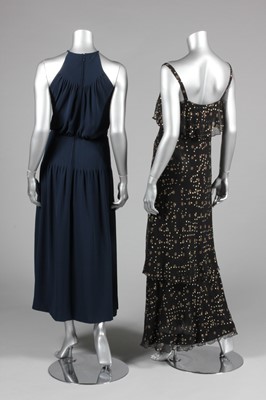 Lot 55 - A group of floaty, chiffon evening ensembles,...
