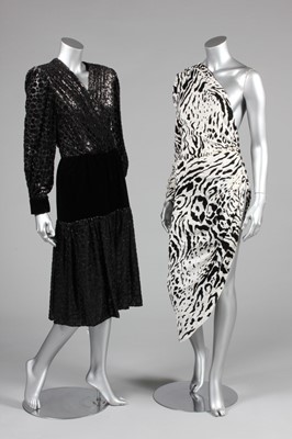 Lot 56 - A group of 1980s clothing, nine ensembles...