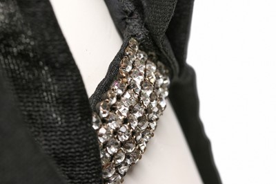 Lot 163 - A rare Balenciaga couture black gazar '4-Sided'...