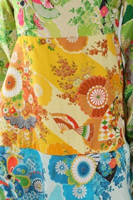 Lot 167 - A rare Beatles' Apple boutique silk dress,...