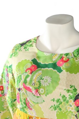 Lot 167 - A rare Beatles' Apple boutique silk dress,...