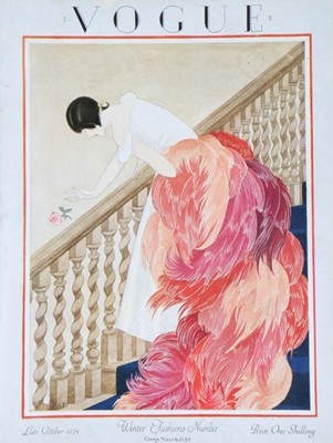 Lot 39 - British Vogue magazines, 1924, a near complete...