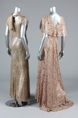 Lot 364 - Bias-cut evening gowns, early-mid 1930s,...